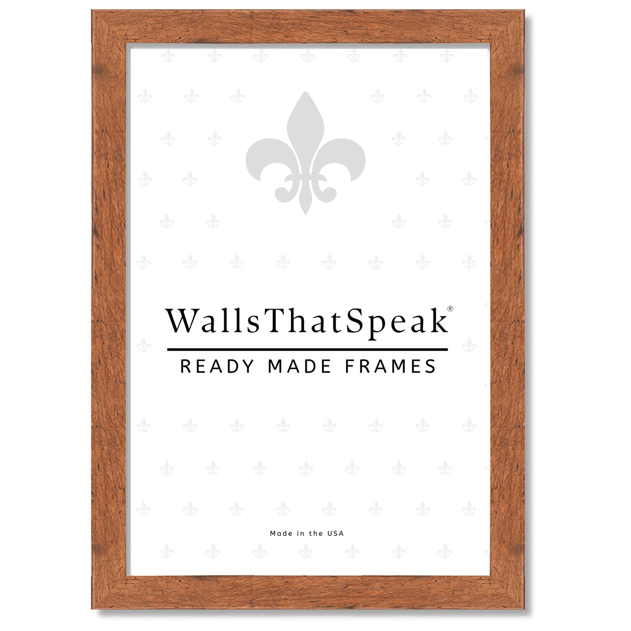 20x26 Picture Frame Bauhaus 125, 1.25" MDF Wood Composite Moulding, Faux Woodgrain Wall Display Frame for Art, Posters, or Photos by wallsthatspeak